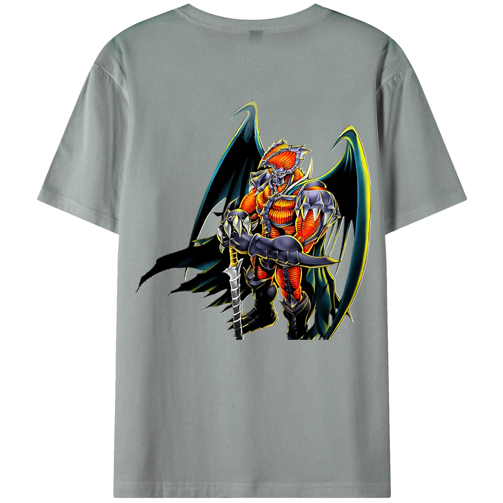 （画像用） 遊☆戯☆王 Yu-Gi-Oh! 綿100％ メンズ半袖Tシャツ（バックプリント） 通気性